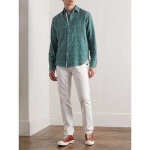 RAG & BONE Mens Gus Checked Cotton-Blend Flannel Shirt Size XL